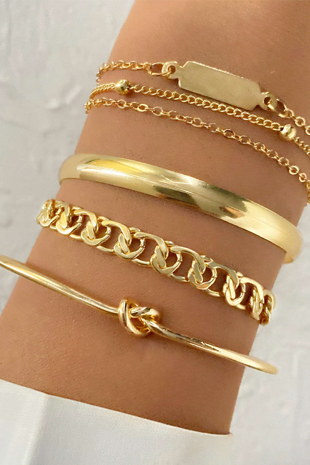 PARIS BRACELET SET | GOLD