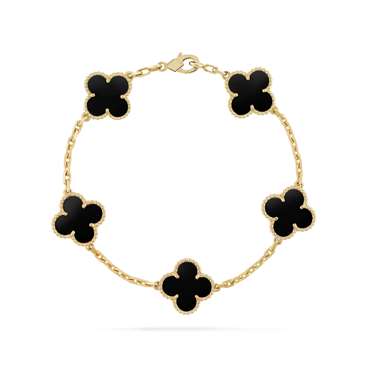 CLOVER LEAF BRACELET | ONYX