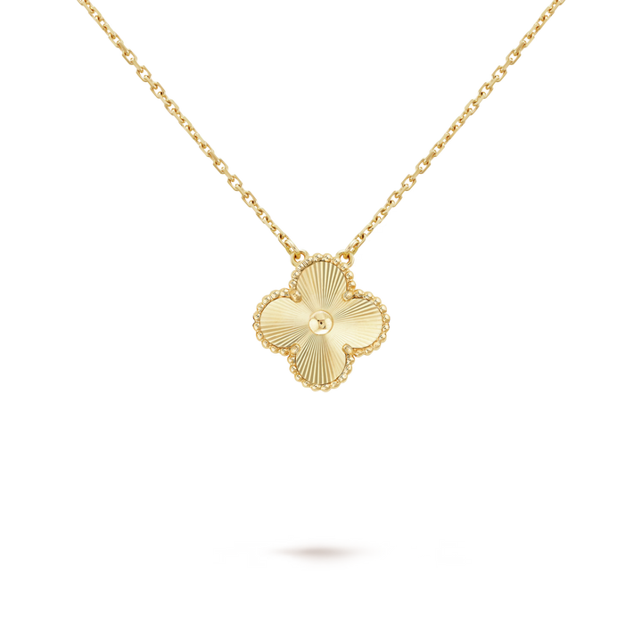 CLOVER LEAF NECKLACE | GOLD